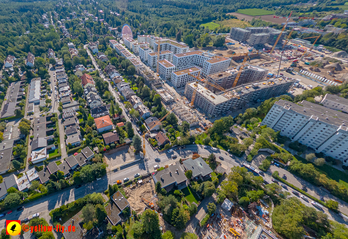 02.09.2023 - eine neue Baugrube auf dem Alexisquartier in Neuperlach